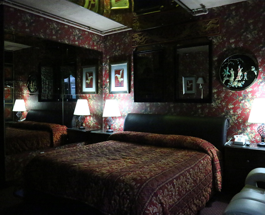 Bed in Oriental Delight Room
